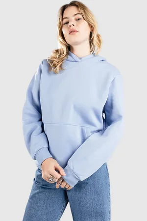 Urban classics Fluffy Felpa con Cappuccio blu
