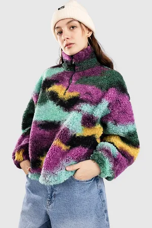 24colours 50805c Giacca in Pile fantasia