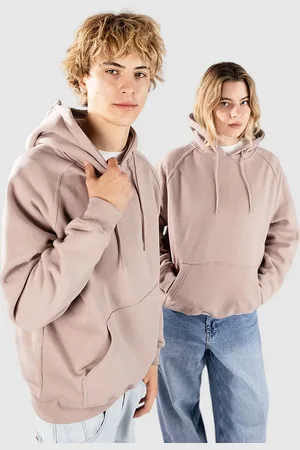 Urban classics Blank Felpa con Cappuccio rosa