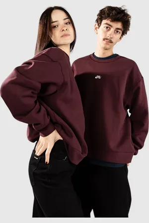 Nike SB Fleece Skate Crew Felpa rosso