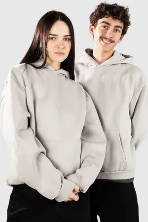 Urban classics Fluffy Felpa con Cappuccio grigio