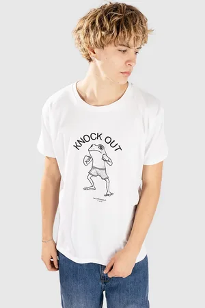 Fat Moose Knock Out T-Shirt bianco