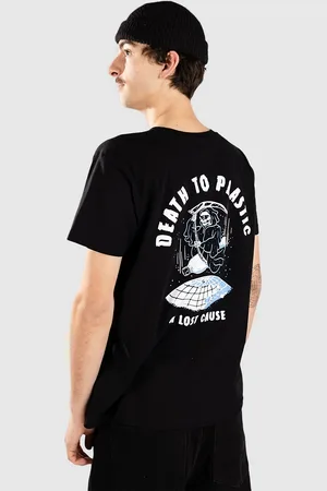 A Lost Cause Death To Plastic T-Shirt nero
