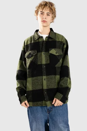 Vans Denby Fuzzy Shacket Camicia verde