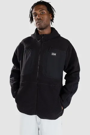 Mountain Hardwear HiCamp Fleece Felpe con Zip e Cappuccio nero