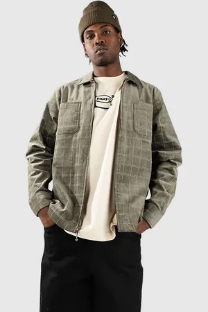 Huf Trenton Zip Shacket Giacca verde