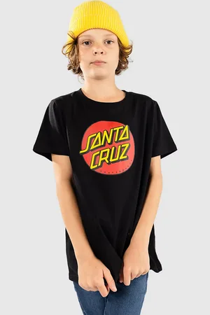 Santa Cruz Classic Dot Kids T-Shirt nero