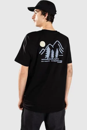 Coal Mountainscape 2.0 T-Shirt nero
