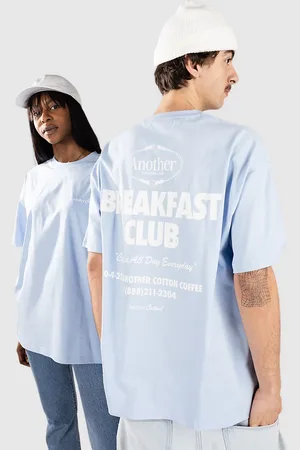 Another Cotton Lab Breakfast Club T-Shirt blu