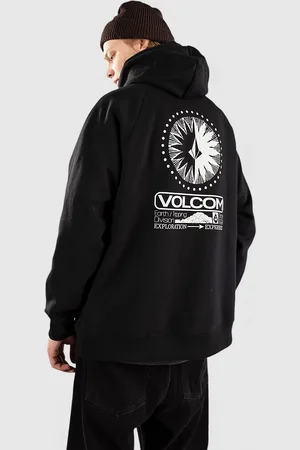 Volcom Outthere Po Felpa con Cappuccio nero