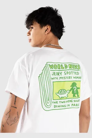 A.Lab World News T-Shirt bianco