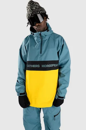 Horsefeathers Gordie Giacca a mezza zip blu