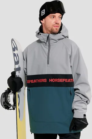 Horsefeathers Gordie Giacca a mezza zip grigio