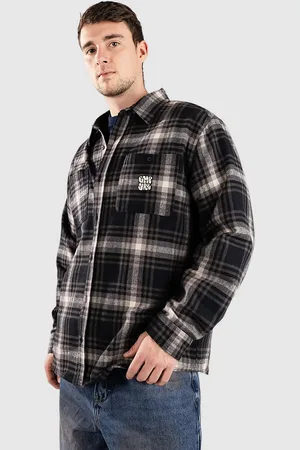 Empyre Browser Brushed Flannel Camicia nero