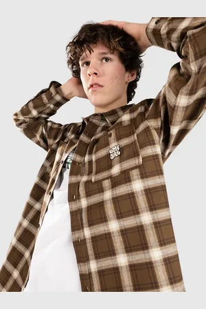 Empyre Browser Brushed Flannel Camicia marrone