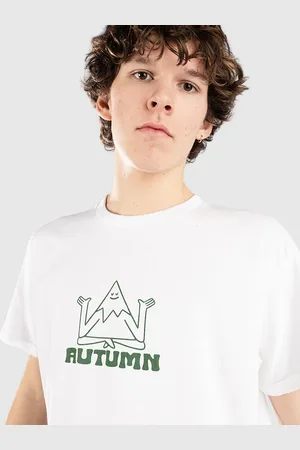 Autumn Headwear Mindful Mtn T-Shirt bianco