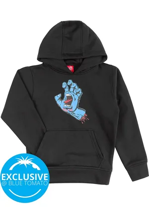 Santa Cruz Screaming Hand Felpa con Cappuccio Kids Felpa con Cappuccio nero