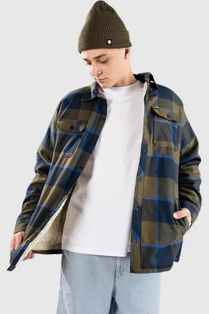 Dravus Sherpa Flannel Camicia verde