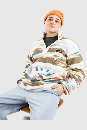 Columbia Helvetia II Printed Half Snap Fleece Felpe con Zip e Cappuccio fantasia