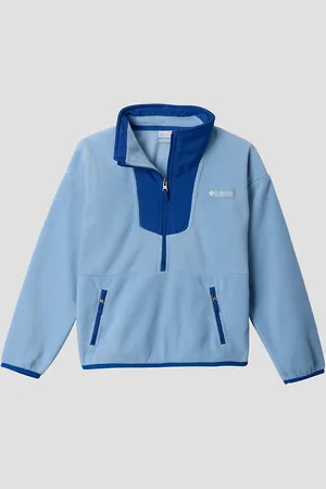 Columbia Sequoia Grove Half Zip Fleece Kids Felpa con Zip blu