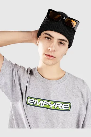 Empyre Retro Logo T-Shirt grigio