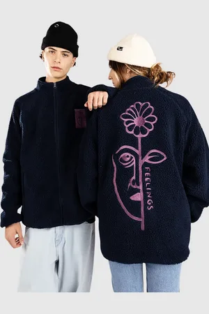 And Feelings Vista Sherpa Fleece Giacca blu