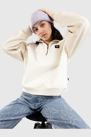 Vans Colorblock Half Zip Mock Felpa con Zip