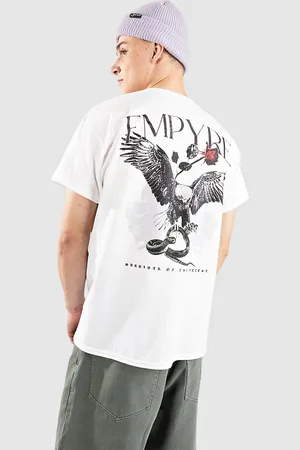 Empyre Contrast Eagle T-Shirt bianco