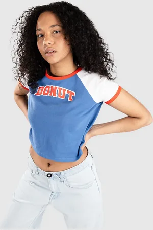 Donut Raglan T-Shirt blu