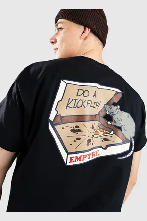 Empyre Pizza Rat T-Shirt nero