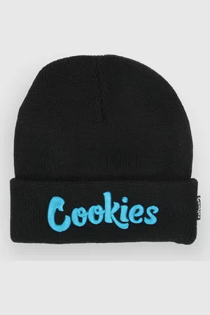 Cookies Original Mint Embroidered Knit Berretto nero