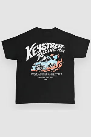 Key Street Racing Team Kids T-Shirt nero