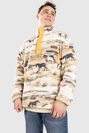 Columbia Helvetia II Printed Half Snap Fleece Felpe con Zip e Cappuccio fantasia