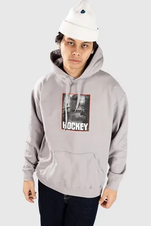 Hockey Skateboards Felpa con Cappuccio grigio