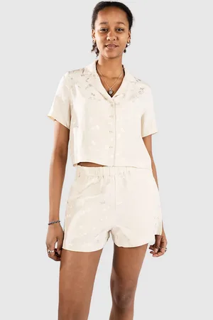 Brixton Silky Jacquard Button Down Camicia bianco