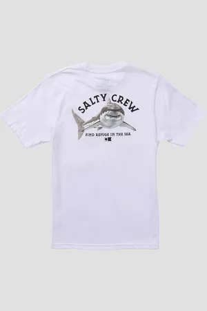 Salty Crew Lurking Kids T-Shirt bianco