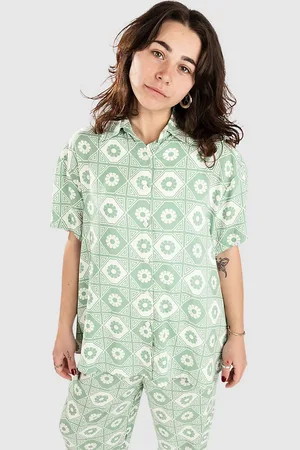 Hurley Mikonos Camicia verde