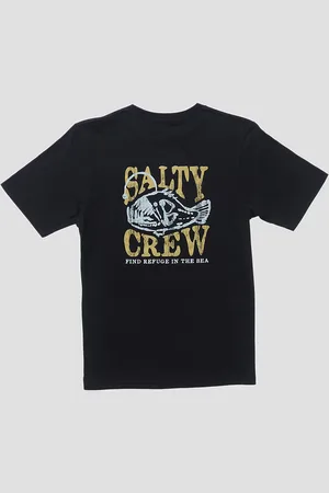 Salty Crew Briny Kids T-Shirt nero