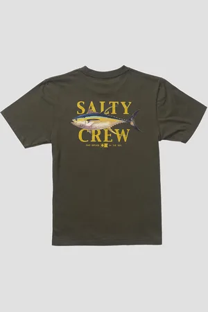 Salty Crew Yellowfin Kids T-Shirt verde