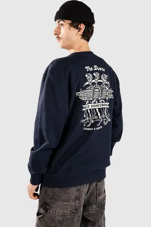 Element Timber Skeleton Gang Crew Felpa blu