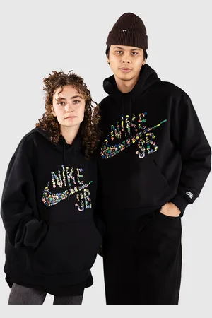Nike SB Fleece Pull-Over Skate Felpa con Cappuccio nero