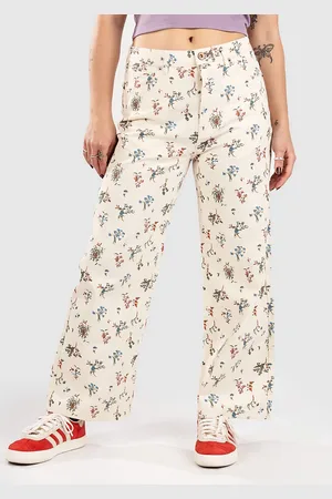 Brixton Margo Cropped 5 Pocket Pantaloni bianco