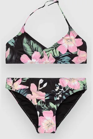 Roxy Shadow Floral Kids Bikini grigio