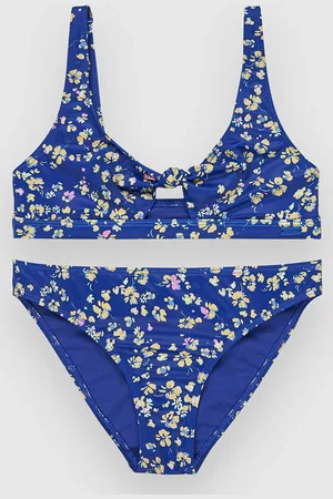Roxy Shadow Floral Kids Bikini blu