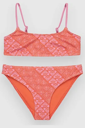 Roxy Heart N Soul Kids Bikini Set rosso