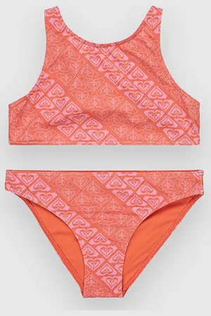 Roxy Heart N Soul Kids Bikini Set rosso