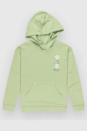 Roxy Surffeelhoodter Kids Felpa con Cappuccio verde