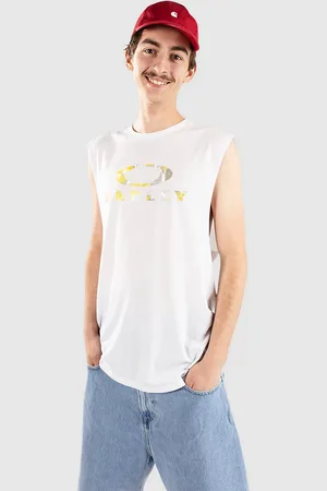 Oakley Bark Sun Canotta bianco