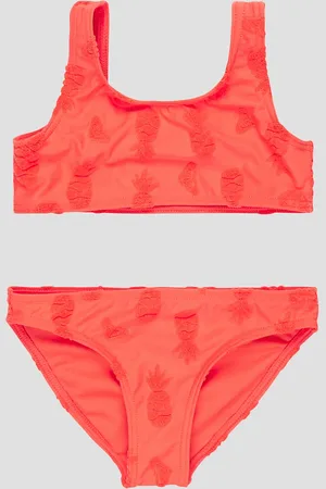Roxy Pineapple Pop Kids Bikini rosso