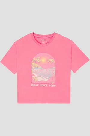 Roxy Sun For All Sea Kids T-Shirt rosa